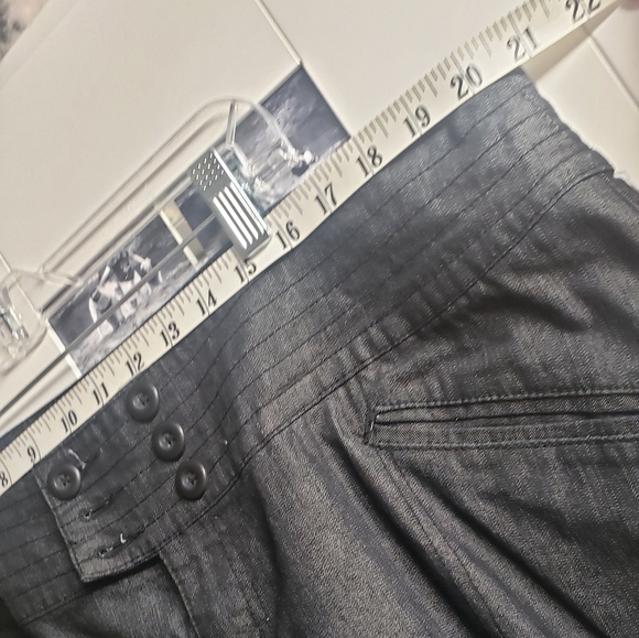 Maurice's Charcoal navy/black Trousers -  20 - Picture 3 of 5